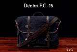 home, cravar f.c. 15 denim messenger field bag