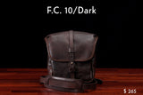 home, cravar f.c. 10 leather messenger field bag dark