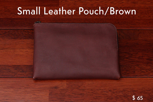 home, cravar leather pouch small brown