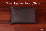 home, cravar leather pouch small dark