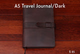home, cravar leather travel journal a5 dark